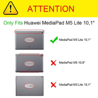 Klávesnicové pouzdro Fintie pro Huawei MediaPad M5 Lite 10,1 palce – ultra tenké ochranné pouzdro na klávesnici s magnetickou od